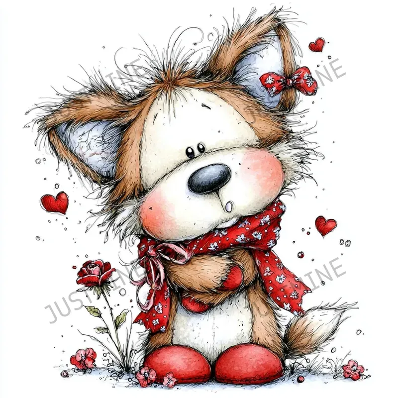 Cute Valentine Hug Clipart