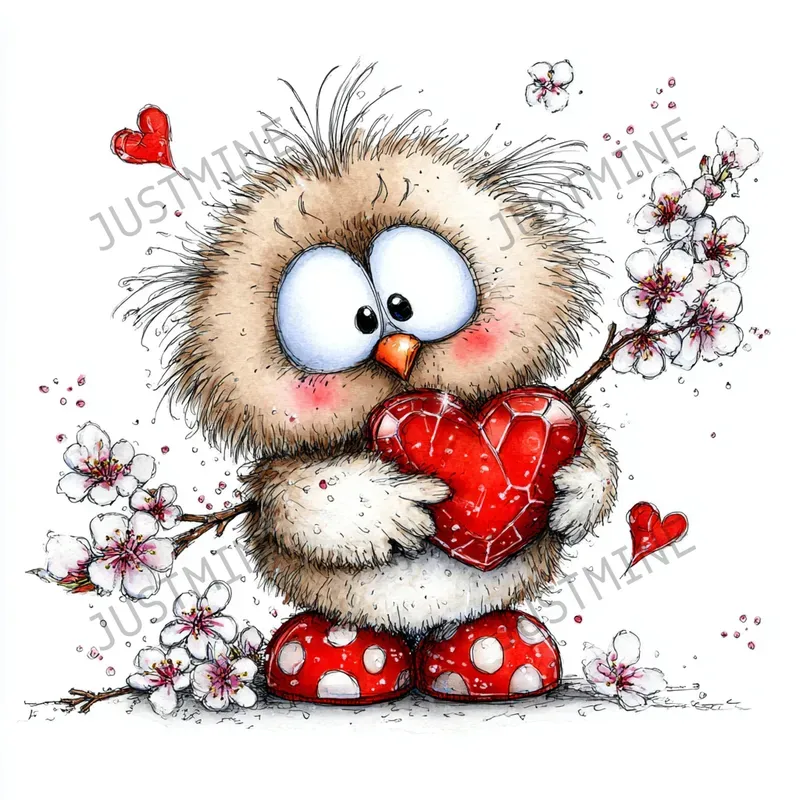 Cute Valentine Hug Clipart