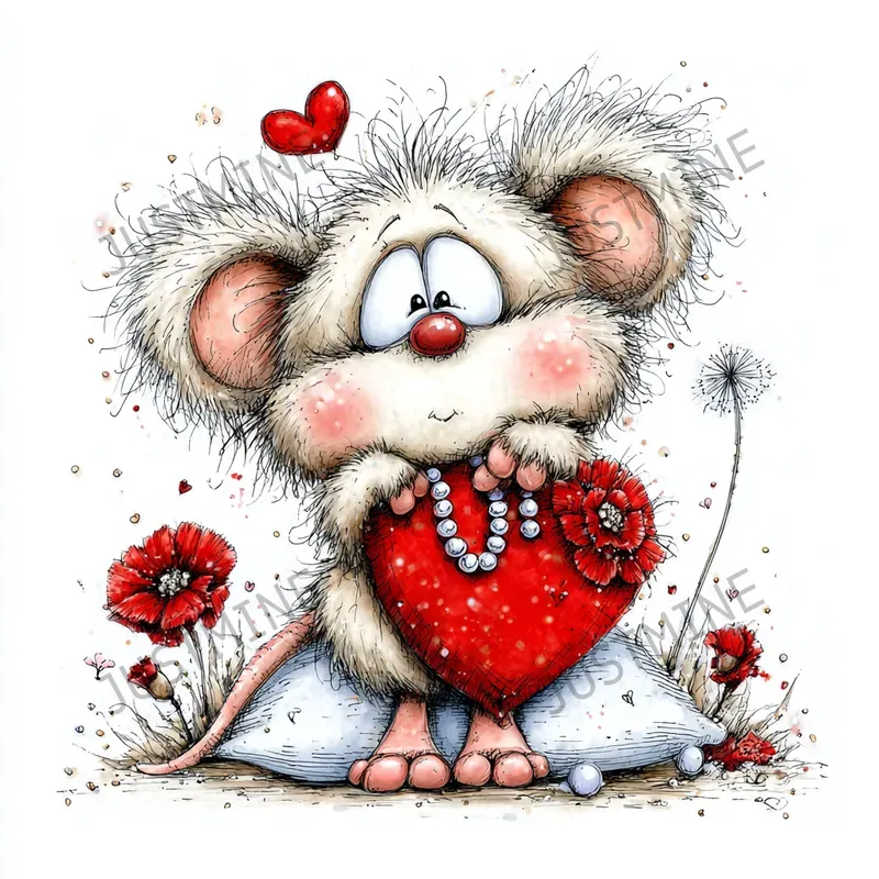 Cute Valentine Hug Clipart