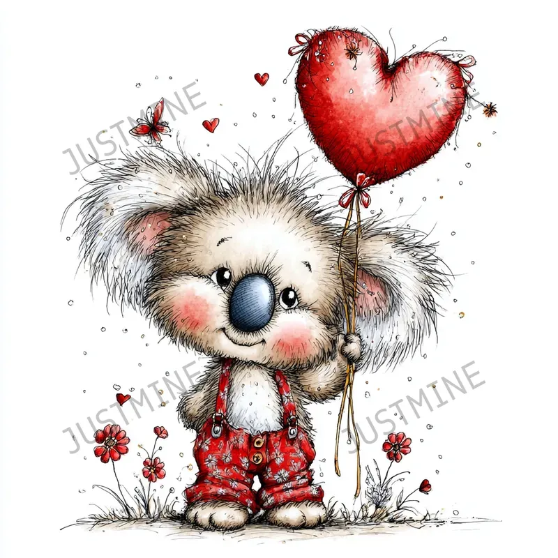 Cute Valentine Hug Clipart