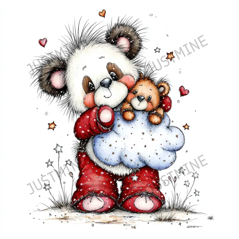 Cute Valentine Hug Clipart