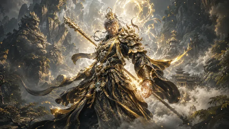 Black Myth Wukong Hero Portrait Forges
