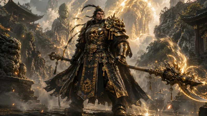 Black Myth Wukong Hero Portrait Forges