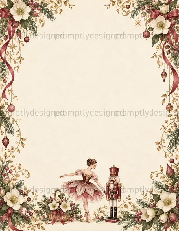 Nutcracker Ballet Journal Pages