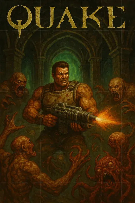 Posters Game Fps Retro