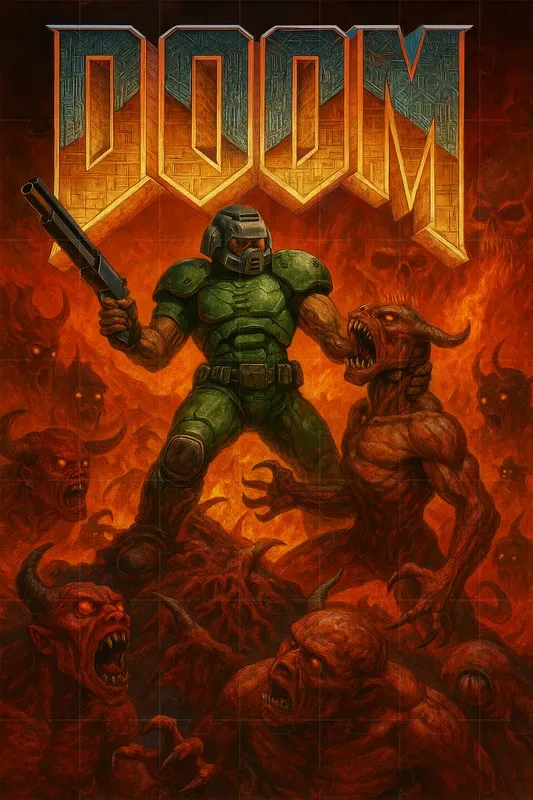 Posters Game Fps Retro