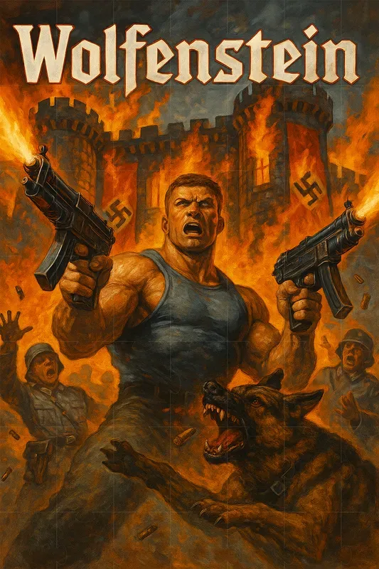 Posters Game Fps Retro