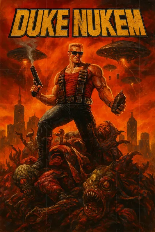 Posters Game Fps Retro