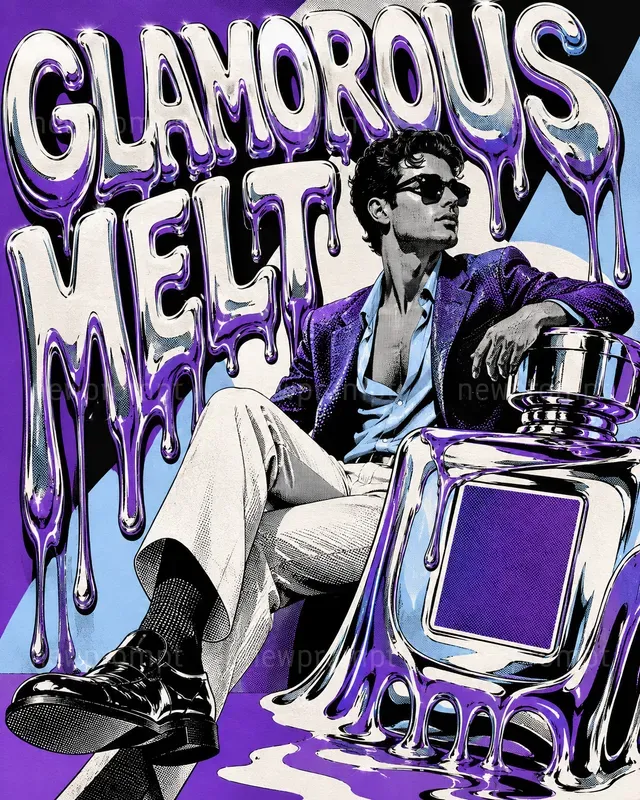 Pop Art Glossy Melt Posters