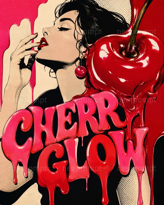 Pop Art Glossy Melt Posters