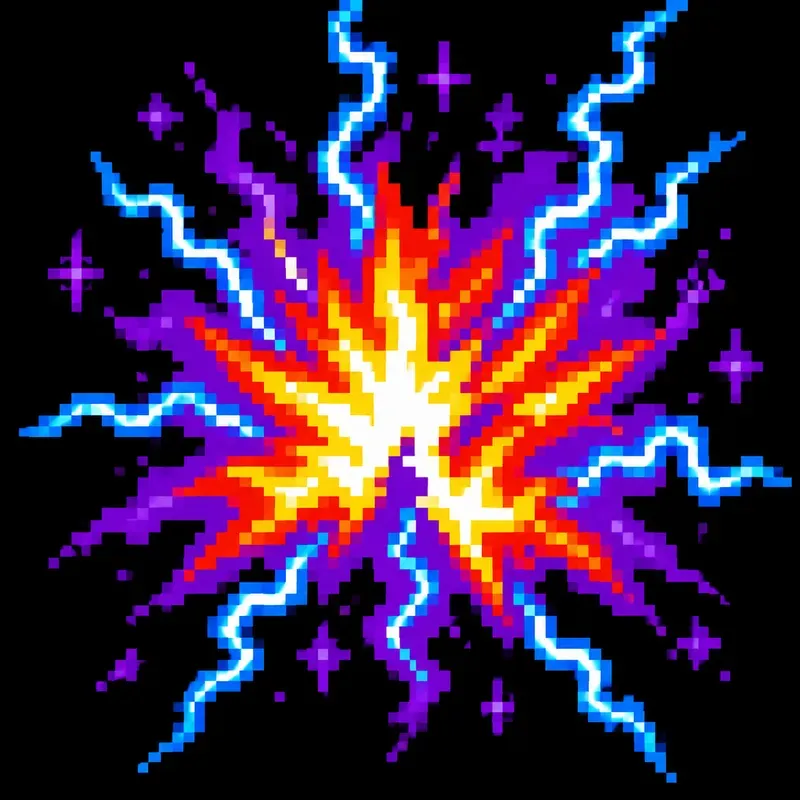 8bit Retro Combat VFX Generator