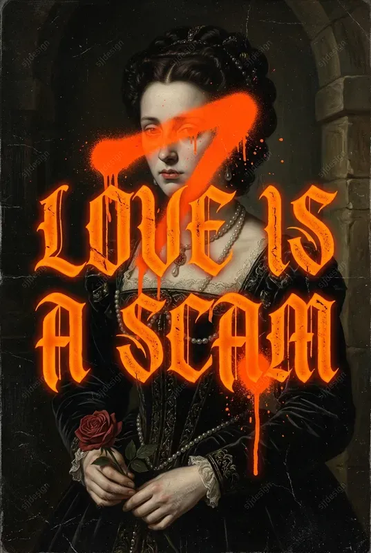 Vintage Neon Meme Portraits