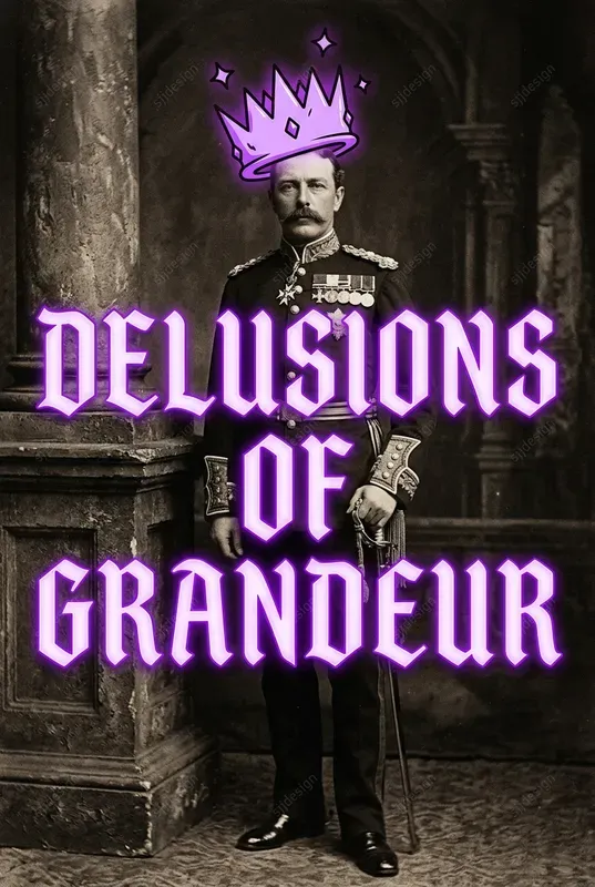 Vintage Neon Meme Portraits