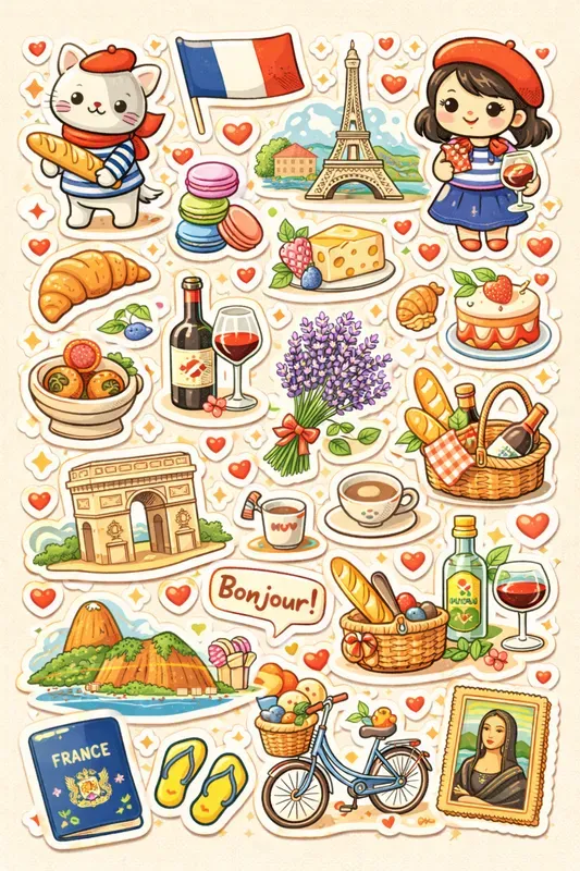 Whimsical Country Sticker Packs