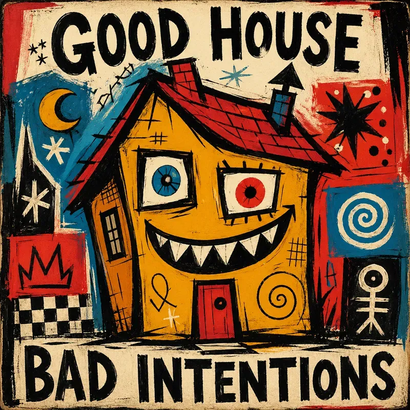 Playful Naive Cartoon Poster Generator