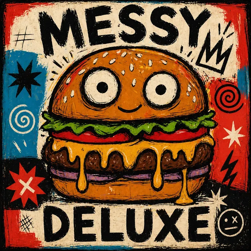 Playful Naive Cartoon Poster Generator