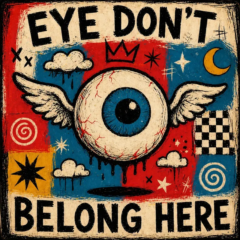 Playful Naive Cartoon Poster Generator