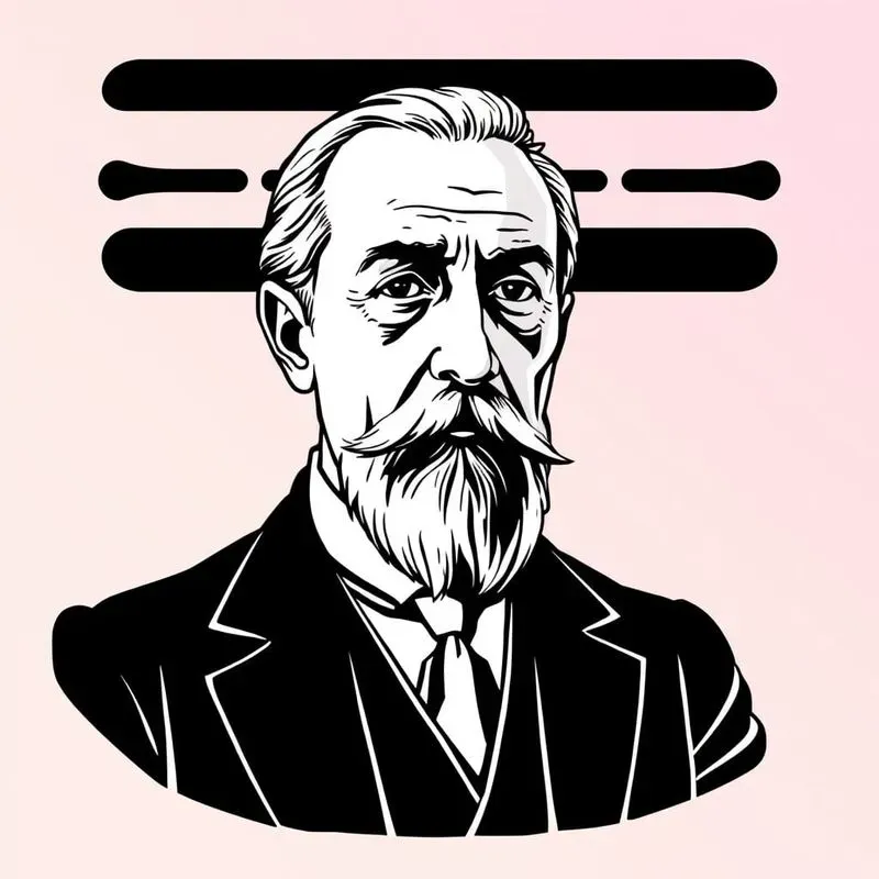 Black And White Strokes Of Famous Persons