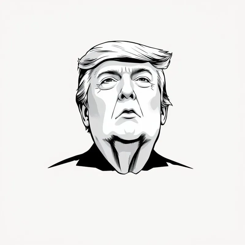 Black And White Strokes Of Famous Persons