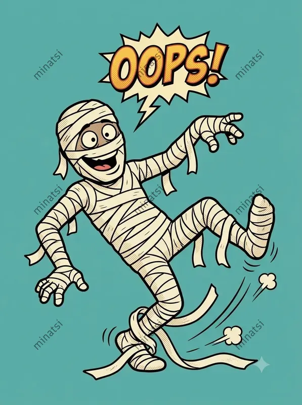 Retro Halloween Cartoon Cliparts