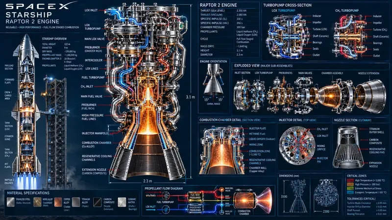 3D Technical Cad Schematic Blueprints