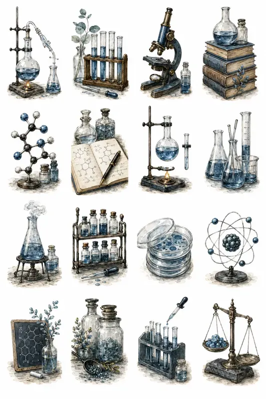 Watercolor Sticker Collections