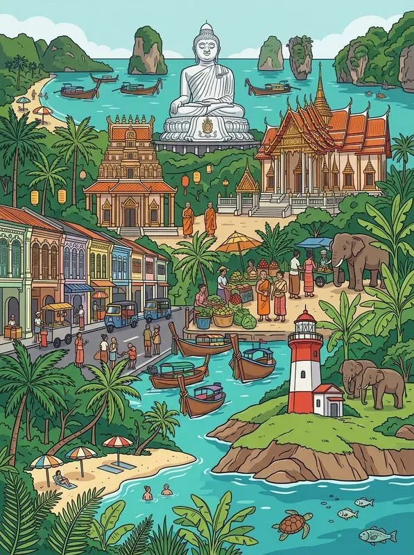 Flat Editorial Vector Travel Posters