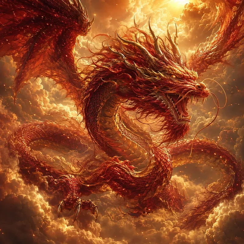 Golden Sky Dragons