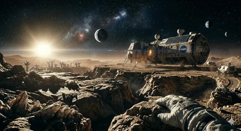 Cinematic Space Explorations Nasa Style