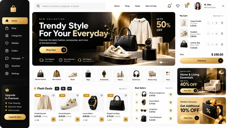 Universal UI Design Generator Website