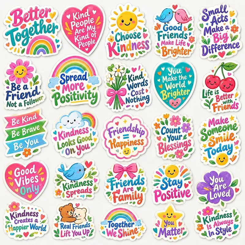 Motivational Quote Sticker Packs