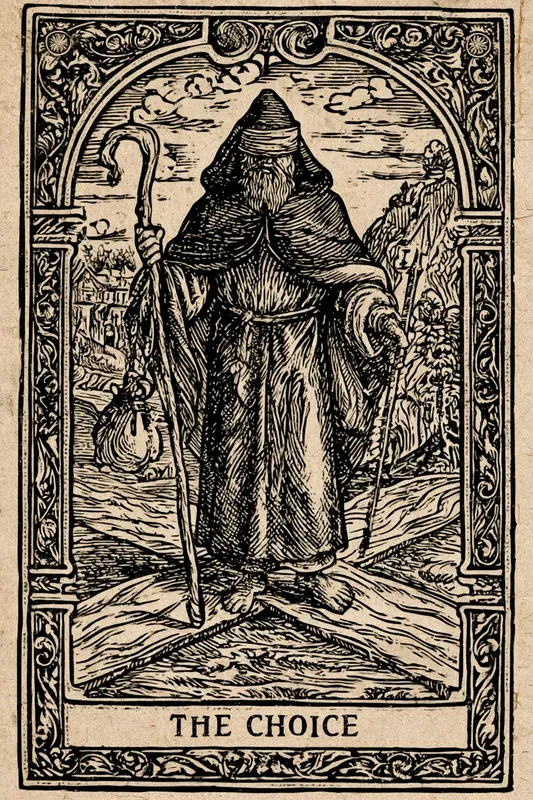 Occult Tarot Woodcut Cards
