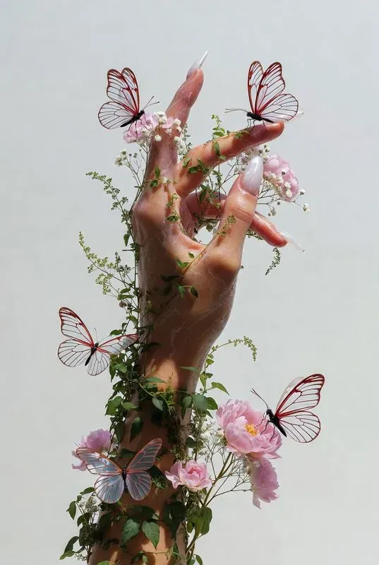 Surreal Botanical Hand Fine Art