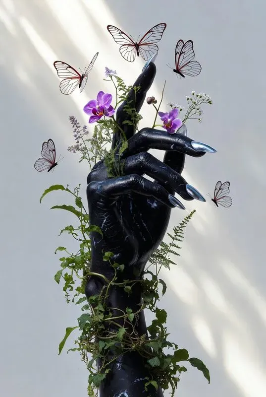 Surreal Botanical Hand Fine Art