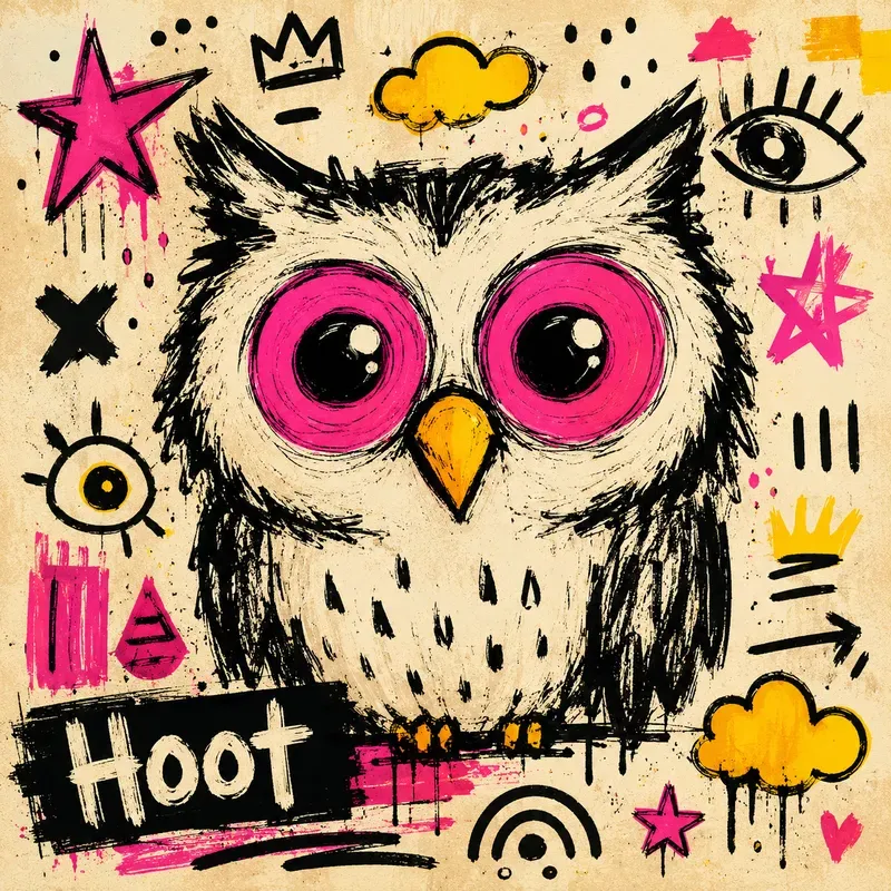 Urban Graffiti Animal Sketches