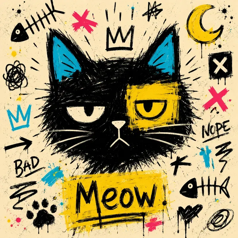 Urban Graffiti Animal Sketches