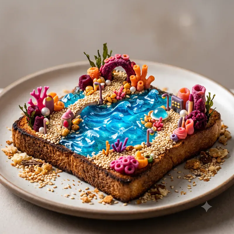 Miniature Worlds On Toast