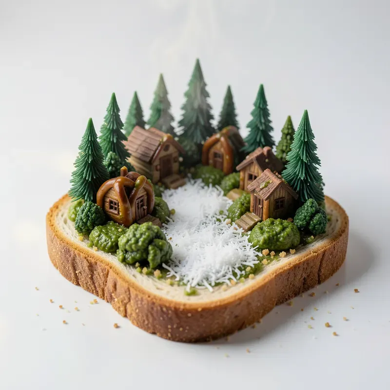 Miniature Worlds On Toast