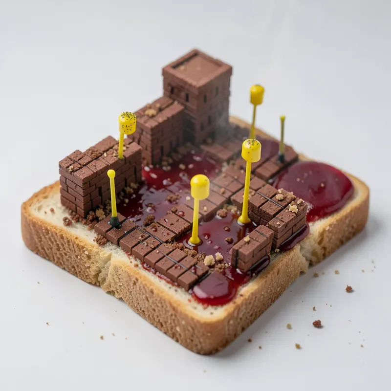 Miniature Worlds On Toast