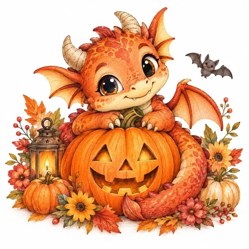Cute Spooky Storybook Cliparts