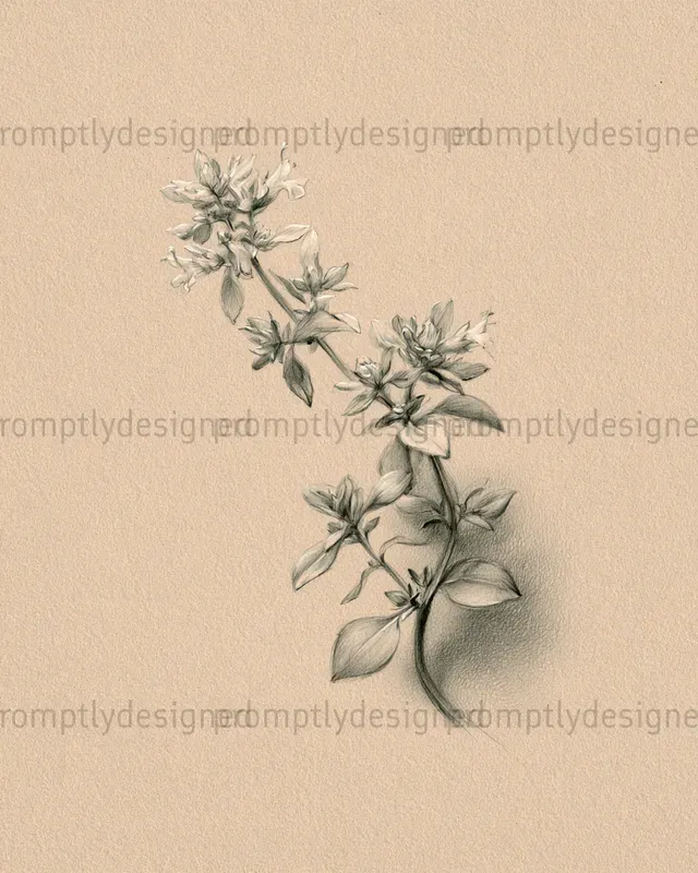 Silverpoint Botanical Drawings