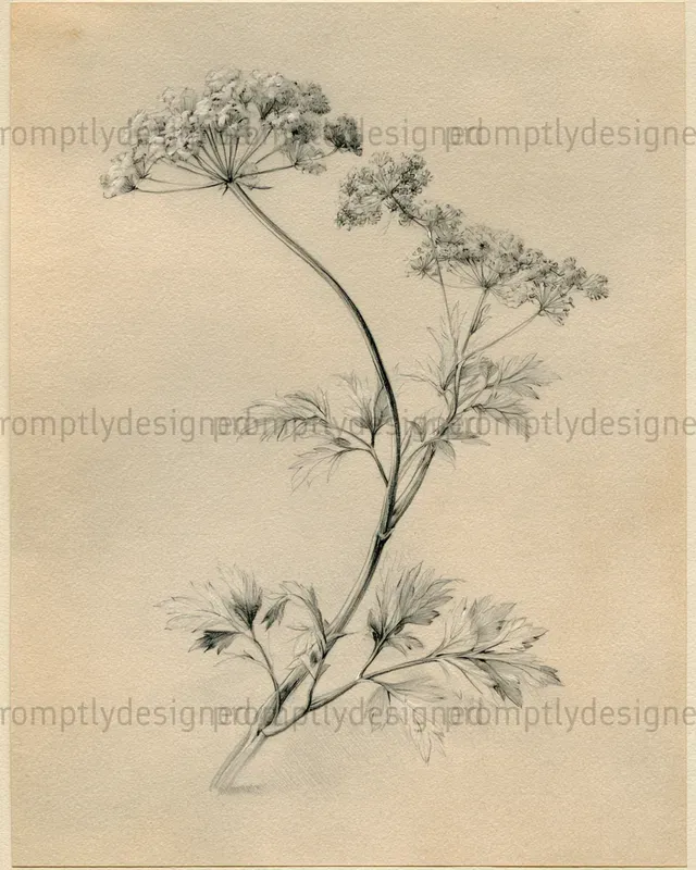 Silverpoint Botanical Drawings