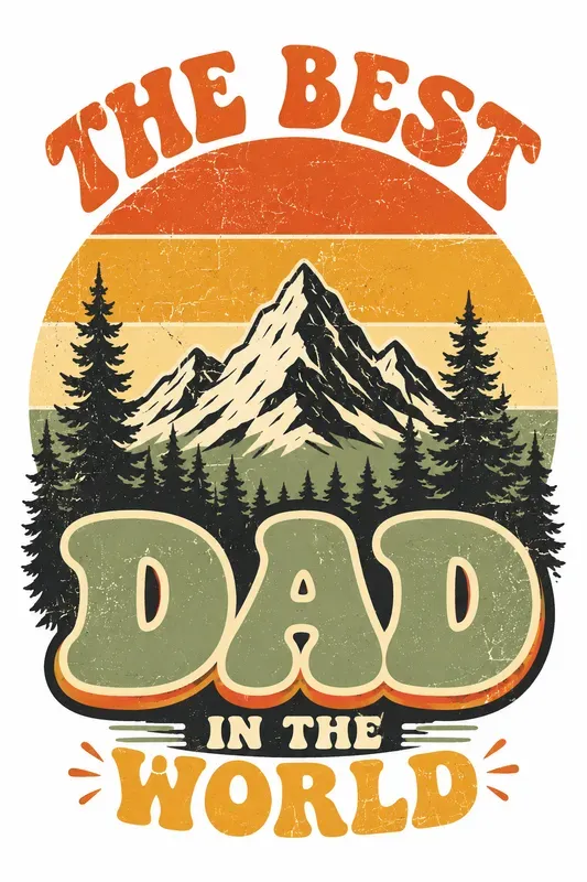 Retro Dad Tshirt Design Engines