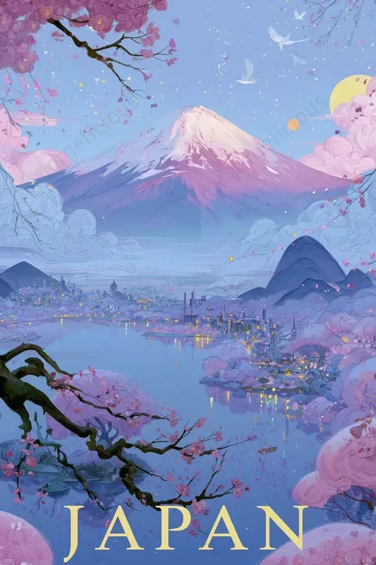 Dreamy Pastel Travel Posters