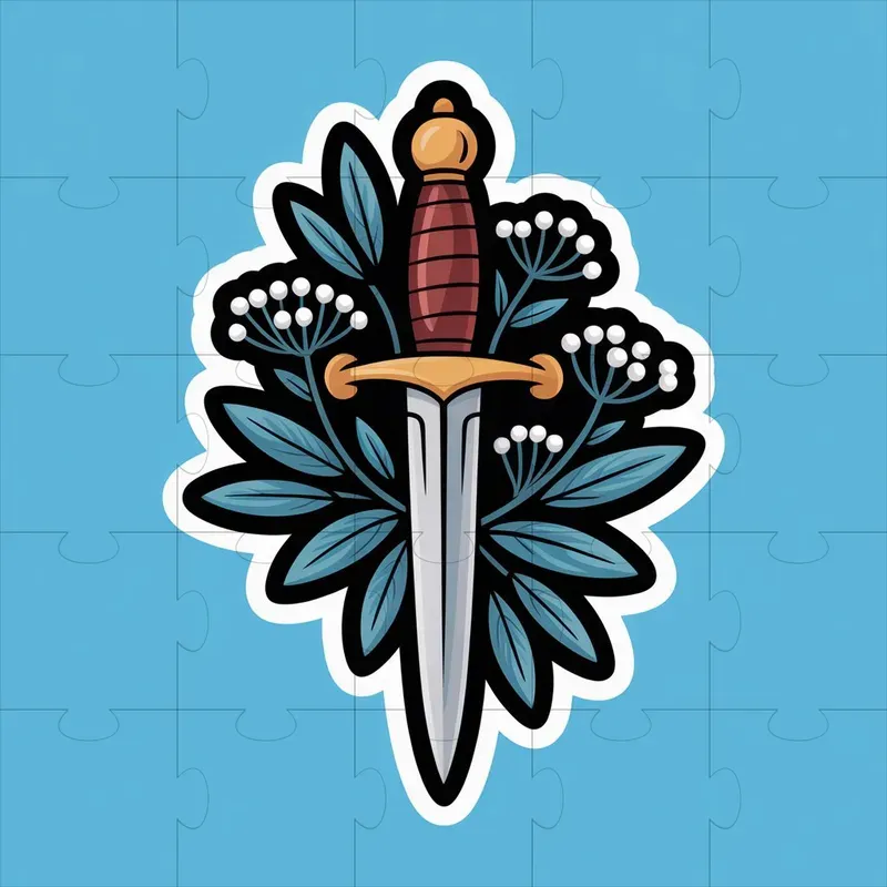 Stylized Sticker Illustrations