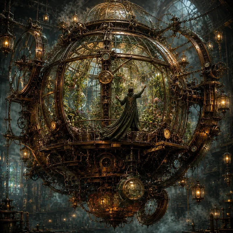 Ultradetailed Steampunk Digital Composites
