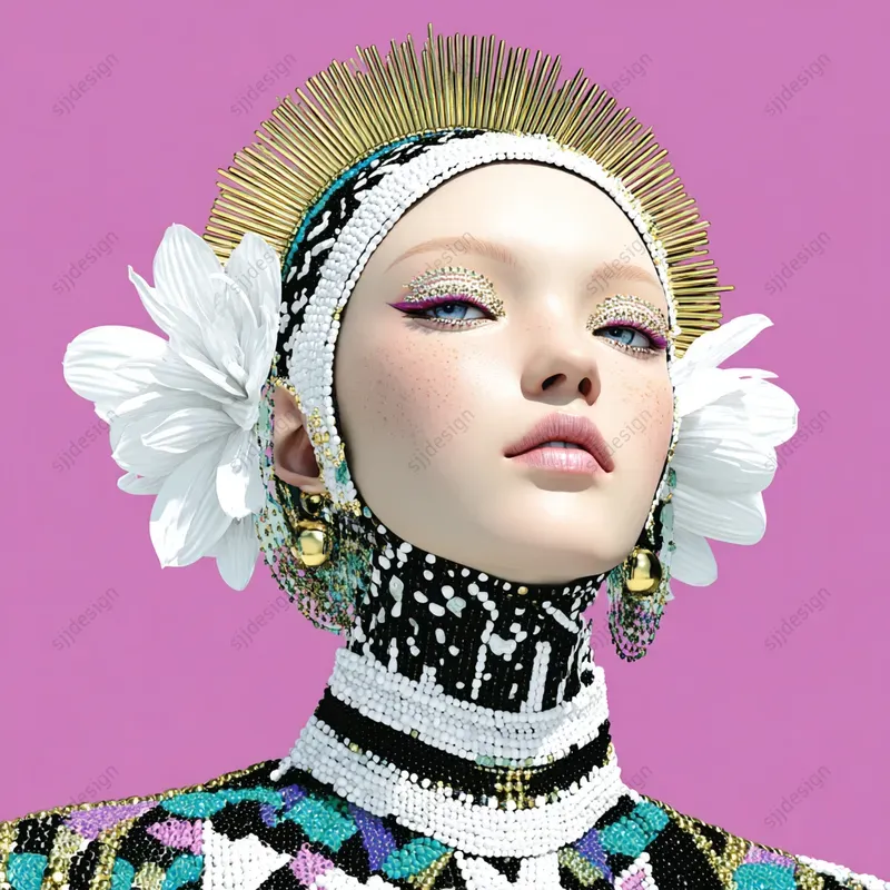 Maximalist Fashion Collage Art