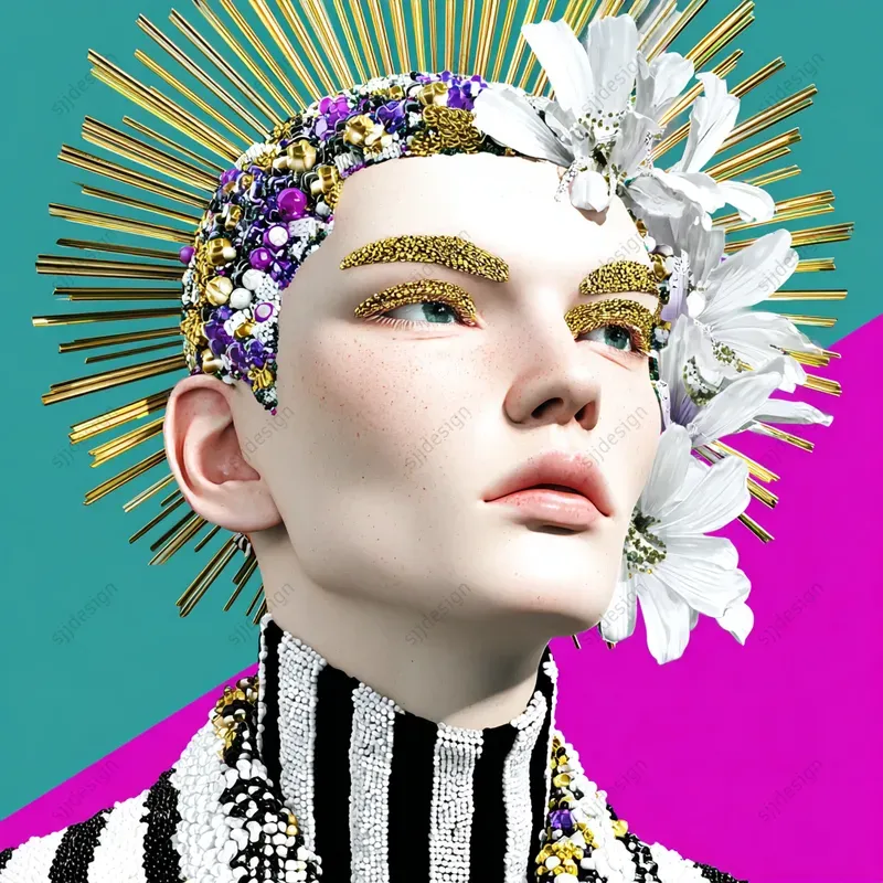 Maximalist Fashion Collage Art