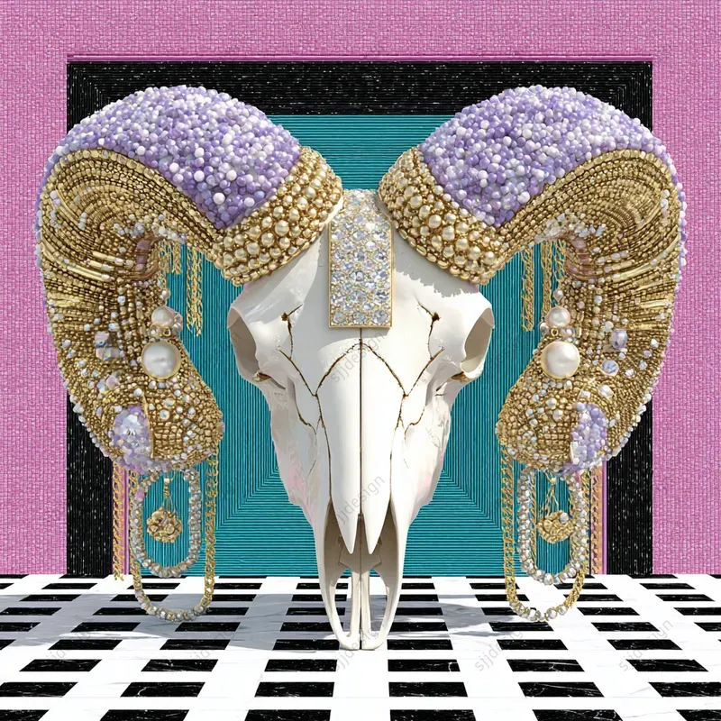 Maximalist Fashion Collage Art