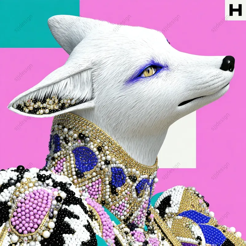 Maximalist Fashion Collage Art
